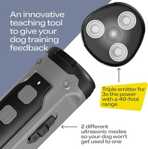 Repelente Ultrasónico Portátil de Alta Potencia para Perros con Luz LED, Dispositivo de Control de Ladridos Súper Potente para Perros - Product Image 4