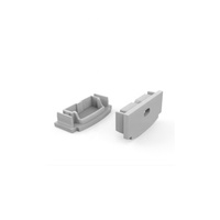 Profilé en aluminium encastré 61,5*13,9 MM pour plafond, cloison sèche, canal architectural en aluminium pour plâtre unilatéral avec LED intégrée