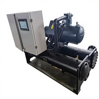 Pompe à chaleur eau-eau à source géothermique R410A avec compresseur scroll pour climatiseur central commercial
