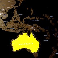 Mapa del Mundo Rascable de Papel Duro Personalizado de Alta Calidad, Diseño Colorido de Lujo con Impresión UV, Suministro al por Mayor