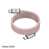 Cable USB Trenzado de Nailon al por Mayor, Cable de Datos para Sincronización y Carga, Accesorios para Móviles, Cable de Datos Rápido de 3A