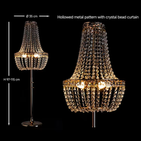 Lampes en cristal de luxe de haute qualité DWJ OEM rechargeables pour les événements de mariage, centre de table avec télécommande