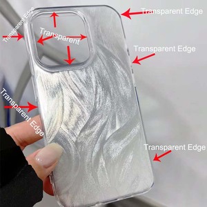 เคสโทรศัพท์มือถือลายพิมพ์ตัวอักษรภาษาอังกฤษสีเงินแบบผ้าไหม <span class=keywords><strong>ราคา</strong></span>สุดคุ้ม สำหรับ iPhone 11 <span class=keywords><strong>12</strong></span> 13 14 15 16 17 <span class=keywords><strong>Pro</strong></span> <span class=keywords><strong>Max</strong></span> Air - Product Image 4
