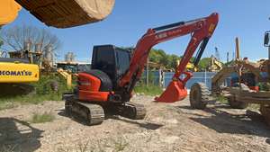 Excavadora de orugas KX155 usada con certificado CE, excavadora de orugas de cinta KX155 serie completa Kubota 155 163 165, excavadora en stock - Product Image 6