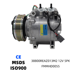 Compresseur de climatisation automobile 38800REAZ013M2, compresseur TRSA090 105MM 5PK, compresseur de climatisation avec poulie 5PK pour Fit/Jazz 1.5 - Product Image 1
