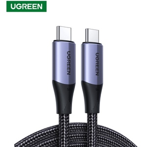 Cable <span class=keywords><strong>USB</strong></span> <span class=keywords><strong>C</strong></span> a <span class=keywords><strong>USB</strong></span> <span class=keywords><strong>C</strong></span> UGREEN US355 <span class=keywords><strong>USB</strong></span> <span class=keywords><strong>C</strong></span> 3.1 Gen 2 de 10 Gbps, Cable de Salida de Video 4K, Carga Rápida de 100 W para iPhone 16 - Product Image 1