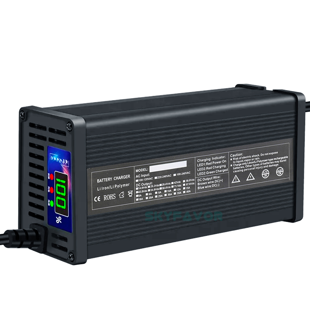 リチウムイオン充電器 AC100V〜230V AC 110-230V 36 Vリチウムイオンバッテリー充電器36ボルト10A