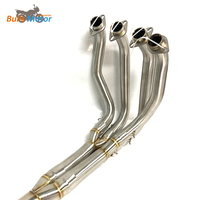 Collecteur d'échappement Euro 5+ avec 2 trous pour capteurs pour Kawasaki Z900 2021-2026 en acier inoxydable – Sortie d'usine