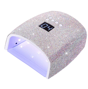Crystal Nail Lamp Bling Rechargeable UV LED Gel Polish 4 <b>Timer</b> Setting Salon Manicure Curing Drying <b>Light</b> Equipment Nail Tool - Product Image 1