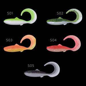 Leurre de pêche Wriggler PRO pour la pêche en eau salée, brochet, sandre, perche, truite, leurre souple - Product Image 1