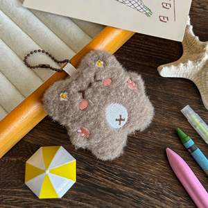 Kıdemli üretici toptan özel şanslı küçük hayvanlar peluş oyuncak kolye bebek kolye peluş oyuncak anahtarlık - Product Image 5