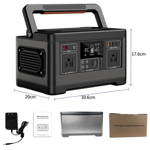 สถานีไฟฟ้าพกพา OEM/ODM 500W 110V/220V อินเวอร์เตอร์พลังงานแสงอาทิตย์ สำหรับใช้งานกลางแจ้ง - Product Image 4