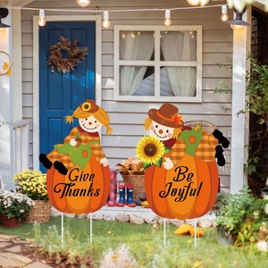 Letrero Navideño para Jardín, Decoración de Patio Exterior con Espantapájaros, Material PP, Corte Personalizado, Color Personalizado - Product Image 4