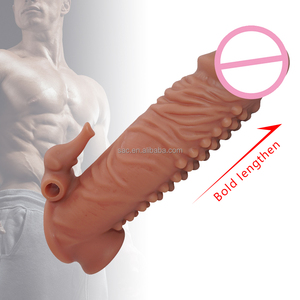 เซ็กซ์ทอยสำหรับผู้ชายเซ็กซ์ทอยพร้อมไวเบรเตอร์แบบมีปุ่มทำจาก TPE ขนาดใหญ่สำหรับ PTH601 - Product Image 2