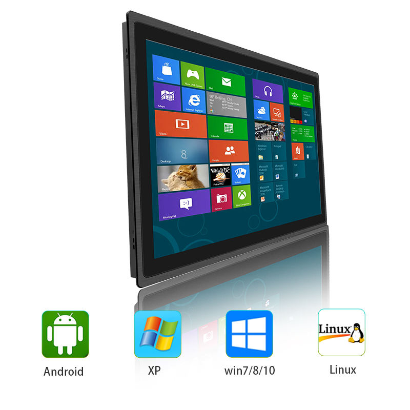New 23.6 Inch IPS Full HD LED LCD Monitor with USB Interface Car Touch Screen Gaming Studio Speakers Industrial Display