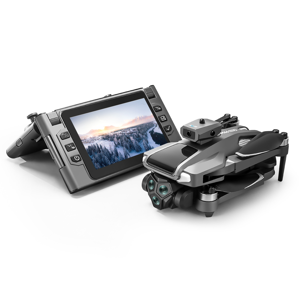thumbnail image 2 of M66 MAX Drone With Cameras Obstacle Avoidance Brushless Folding Screen Remote Control Quadcopter RC Drone 2 of 14