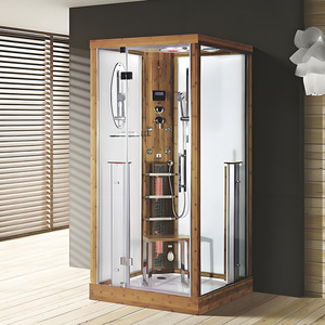 ห้องซาวน่ามินิมอล <span class=keywords><strong>ดี</strong></span>ไซน์เรียบหรู พร้อมที่เก็บของแบบซ่อน กระจกอัจฉริยะ สำหรับบ้านสมัยใหม่ - Product Image 2