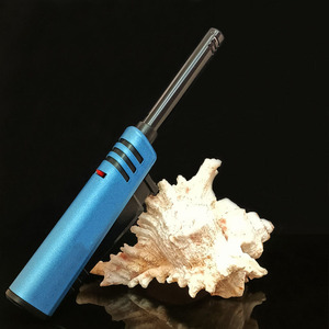 Wholesale Multi‑Color Long Nozzle Gas <b>Lighter</b> Refillable Butane Kitchen Igniter Safe Long Handle <b>Lighter</b> For Gas Stove Candle BB - Product Image 5
