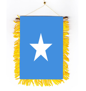 Drapeau arameo-syrien 2026 Promotion 100% Polyester Drapeau personnalisé en forme de fanion Drapeau miniature personnalisé pour fenêtre de voiture - Product Image 6