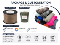 Großhandel 100ft 550 Reflektierende Paracord-Abspannleine Geringe Mindestbestellmenge 7-Strang Nylon Tarnfarben Zelt-Windseil Camping-Plane Wandern