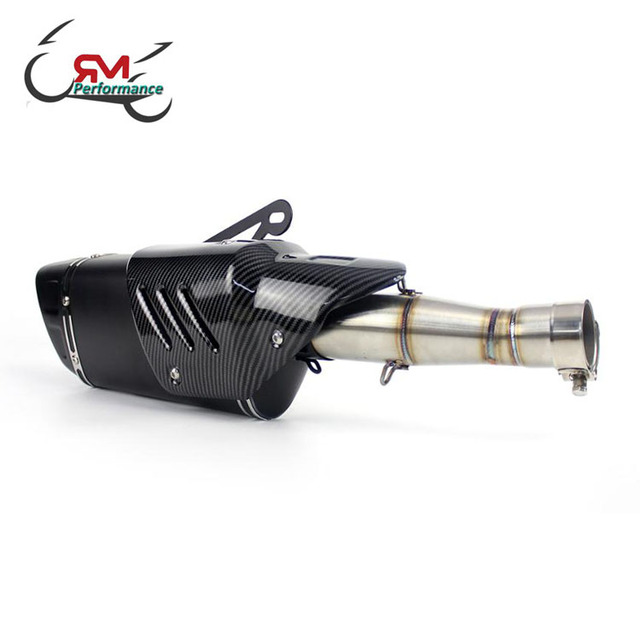 For HONDA XADV750 X ADV750 XADV 750 Exhaust Motor Middle Pipe Motorcycle Muffler Escape Moto Pitbike Slip on Modified Tube