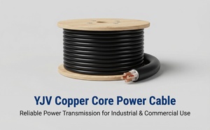 YJV <span class=keywords><strong>สาย</strong></span>ไฟฟ้าใต้ดิน<span class=keywords><strong>4</strong></span> * 10mm ² 8AWG <span class=keywords><strong>NYY</strong></span> <span class=keywords><strong>4</strong></span>คอร์ XLPE ฉนวนพีวีซีแรงดันไฟฟ้าต่ำฉนวนพีวีซี - Product Image 3
