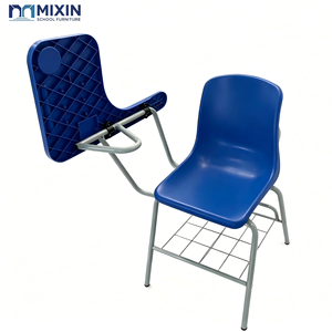 Silla de Entrenamiento Plegable Moderna y Resistente con Tablero de Escritura, Diseño Ecológico de PP para Uso en el Aula y la Escuela - Product Image 3