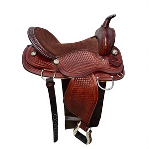 Sillín de Carreras Inglés de Cuero de Búfalo Personalizado BS International NA74, Alfombrillas para Caballo Ecológicas y Sostenibles de Madera, 2 Piezas SUS304 - Product Image 4