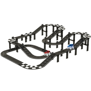 Circuit de <span class=keywords><strong>course</strong></span> magnétique 200 pièces avec voitures électriques, route multi-niveaux, ensemble de blocs de construction 3D, jouet STEM pour enfants, conforme aux normes ASTM EN71 CPC CE - Product Image 3