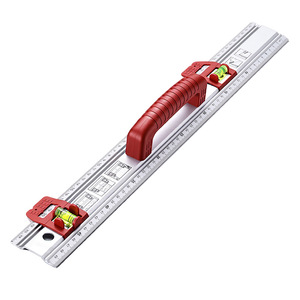Niveau à bulle double Yu Jian en alliage d'aluminium 50cm/100cm, outil de marquage pour rail de guidage - Product Image 2