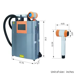 100W Pulse Mopa Fiber Laser Cleaning Machine Handheld Oil Stain Rust Removal For Paint Coating For Manufacturing Plants