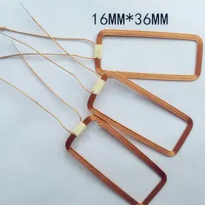 GaoKe 13.56MHz HF COB and antenna IC welding coil domestic chip RFID tags 49*49*0.3mm 14443A