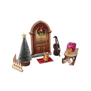 Los accesorios del modelo de decoración navideña de casa de muñecas se pueden combinar con adornos de escena navideña de casa de muñecas de <span class=keywords><strong>uno</strong></span> <span class=keywords><strong>mismo</strong></span> - Product Image 5