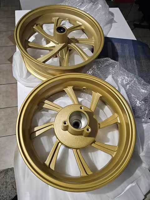 Jeu De Jantes Carbone GY7 Pour Scooter Tank 200 EFI - Bleu, Neuves, Marque IMP RACING PARTS