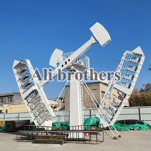 Atracciones de Parque de Diversiones, Juegos Mecánicos Kamikaze para Interiores/Exteriores, Meteor Hammer Skymaster, Diseño de Fibra de Vidrio Resistente, Centros Comerciales - Product Image 5