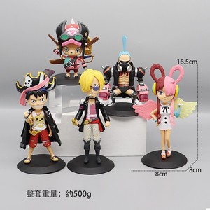 Mini Set de Figuras de Acción de One Piece: Luffy, Zoro, Ace, Nico Robin, Nami, Boa Hancock, Juguetes de PVC, Figuras en Versión Q - Product Image 4