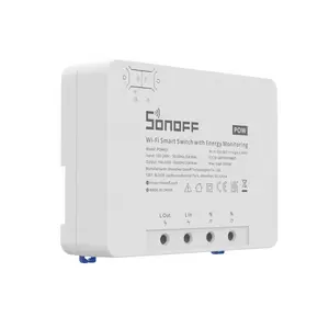 Sonoff POWR3 WiFi Smart DIY Switch 25A 5500W eWelink Voice Conrol Power Metering Overload Protection Energy Saving Support Alexa