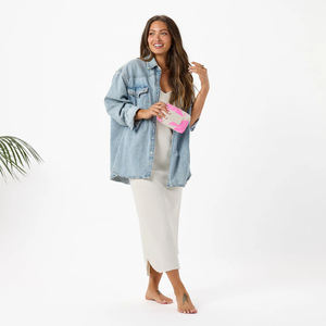 Taşınabilir Bayanlar İçin Küçük <span class=keywords><strong>Tyvek</strong></span> Makyaj Çantası Ultra Hafif Su Geçirmez <span class=keywords><strong>Tyvek</strong></span> Malzemeden Mini Kozmetik Çantası Fermuarlı Saklama Kesesi Seyahat İçin - Product Image 4