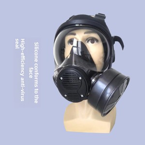 Máscara de Gas Antitóxica MF19 con Capucha para Protección Contra <span class=keywords><strong>Gases</strong></span> Tóxicos y Dañinos Durante la Pintura con Aerosol y Pulido - Product Image 1