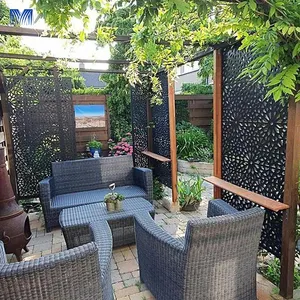 Fantezi çin paslanmaz çelik güvenlik bahçe 6x8 3d colorbond demir paneller satılık malzeme açık kullanılan havuz çit