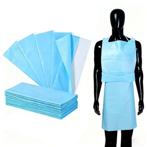 Adult paper bibs, paper film composite bibs, catering oil-proof, dirt-proof, dust-proof <b>disposable</b> bibs for hospitals - Product Image 2