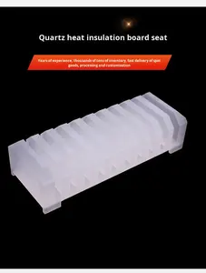 Plaque en verre de quartz pur à 99,99 % de forme spéciale, résistante à la corrosion à haute température, tolérance aux acides, fusion HF, découpe - Product Image 6