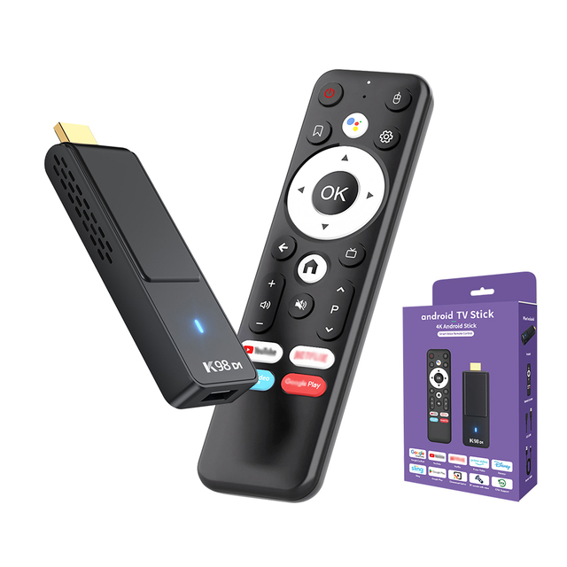 K98 D1 Dual Wifi Tv Stick 4K Smart TV Dongle  RK3518 Processor Android 14 TV Stick with BT5.0 Function