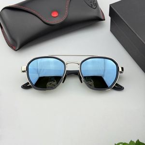 Lunettes de soleil punk originales de créateur de haute qualité avec verres dégradés UV400 pour hommes et femmes, tendance luxe en métal, collection Noël 2026 - Product Image 1