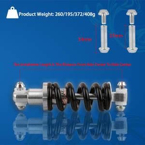 <span class=keywords><strong>Amortisseur</strong></span> <span class=keywords><strong>arrière</strong></span> de vélo de montagne à suspension pneumatique réglable de qualité supérieure 100/125/<span class=keywords><strong>150</strong></span> <span class=keywords><strong>mm</strong></span>, ressort dur/souple, pièces de vélo - Product Image 3