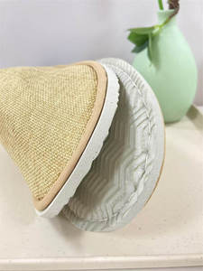Oem sang trọng thân thiện với môi một sử dụng dép dùng một lần người lớn mềm tre/linen phòng ngủ du lịch hãng hàng không khách sạn sử dụng - Product Image 4