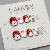 RONIKI Ongles artificiels press-on peints à la main de qualité supérieure, design exclusif personnalisé, ongles faits main, faible MOQ, commerce de gros mondial