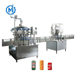 آلة تعبئة المشروبات الغازية والجعة والعصائر الأوتوماتيكية الصغيرة لعلب الألمنيوم - Product Image 1