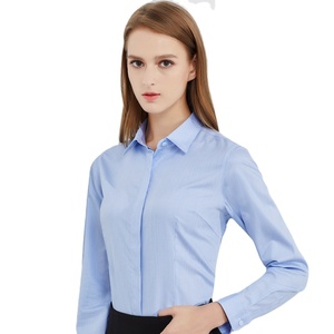 <span class=keywords><strong>Camicia</strong></span> Bianca da <span class=keywords><strong>Uomo</strong></span> OEM Personalizzata in Fibra di Bambù a Righe, <span class=keywords><strong>Camicia</strong></span> Formale da Lavoro a Maniche Lunghe Senza Stiratura - Product Image 4