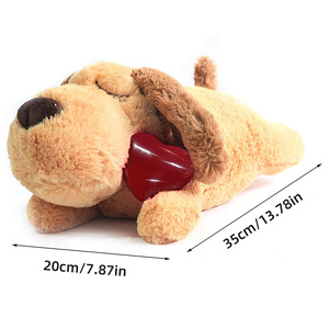 Sinh thái thân thiện chống lo lắng cứu trợ nhịp tim đi kèm với vật nuôi đào tạo nhồi Snuggle ngủ Viện trợ làm dịu sang trọng con chó con chó đồ chơi - Product Image 3